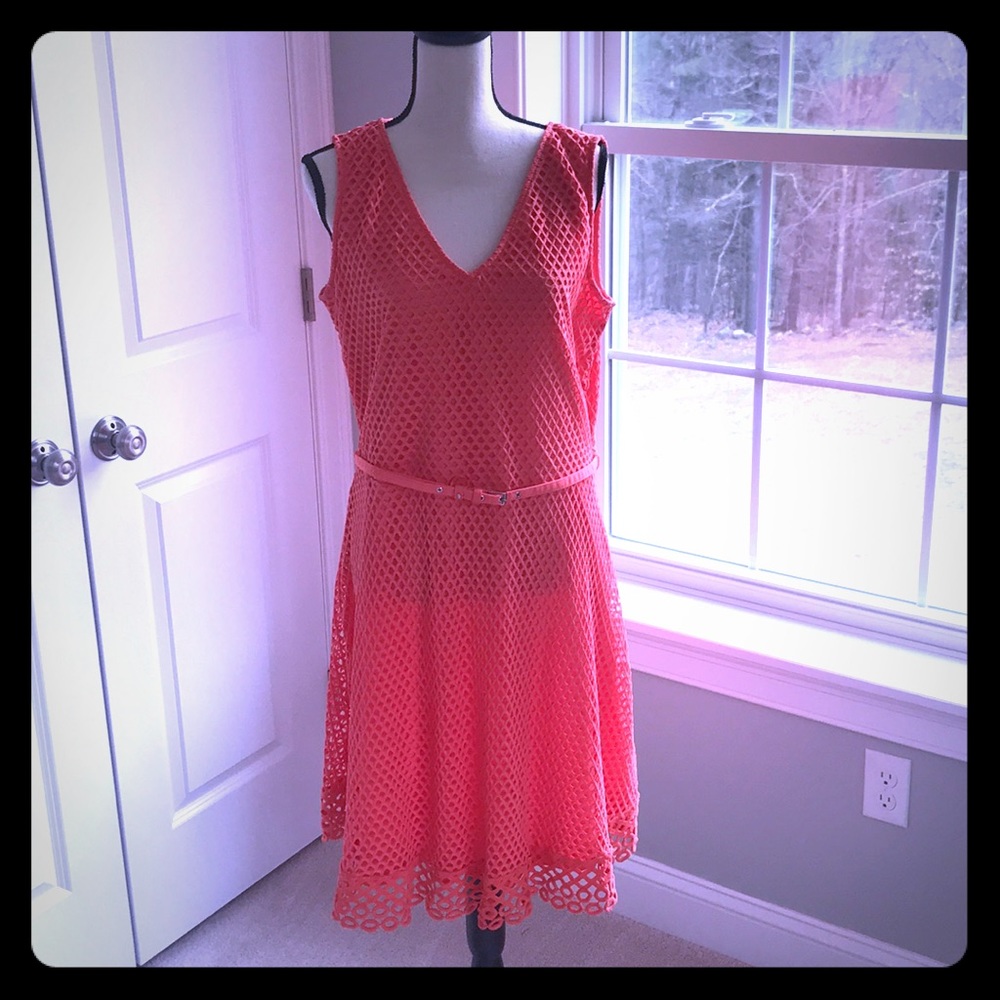 Alfani Belted Shift Dress